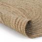 Preview: Teppich Jute Geflochten 90 cm Rund