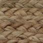 Preview: Teppich Jute Geflochten 150 cm Rund