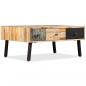 Preview: ARDEBO.de - Couchtisch Recyceltes Massivholz Teak 90x65x40 cm 