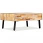 Preview: Couchtisch Recyceltes Massivholz Teak 90x65x40 cm 