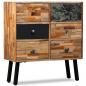 Preview: Beistellschrank mit 6 Schubladen Recyceltes Teakholz 70x30x76cm