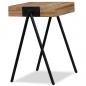 Preview: Beistelltisch Recyceltes Massivholz Teak 