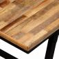 Preview: Sitzbank Recyceltes Teak und Stahl 110 x 35 x 45 cm