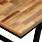 Preview: Sitzbank Recyceltes Teak und Stahl 160 x 35 x 45 cm