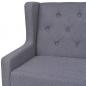 Preview: 3-Sitzer Sofa Stoff Grau