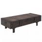 Preview: ARDEBO.de - Couchtisch Massivholz Vintage-Stil 120x55x35 cm