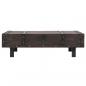 Preview: Couchtisch Massivholz Vintage-Stil 120x55x35 cm