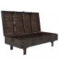 Preview: Couchtisch Massivholz Vintage-Stil 120x55x35 cm