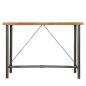 Preview: Bartisch Recyceltes Massivholz Teak 150 x 70 x 106 cm