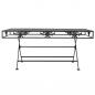 Preview:   Couchtisch Klappbar Vintage-Stil Metall 100x50x45 cm Schwarz