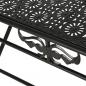 Preview:   Couchtisch Klappbar Vintage-Stil Metall 100x50x45 cm Schwarz