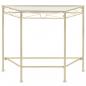 Preview: Beistelltisch Vintage-Stil Metall 87x34x73 cm Gold 