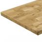 Preview: Tischplatte Eichenholz Massiv Rechteckig 44 mm 100 x 60 cm