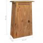 Preview: Bad-Wandschrank Massivholz Kiefer 42x23x70 cm