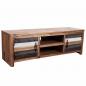 Preview: TV-Schrank Massivholz Akazie 120x35x40 cm