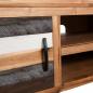 Preview: TV-Schrank Massivholz Akazie 120x35x40 cm