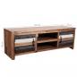 Preview: TV-Schrank Massivholz Akazie 120x35x40 cm