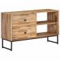 Preview: ARDEBO.de - TV-Schrank Recyceltes Teakholz 90x30x55 cm