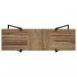 Preview: Konsolentisch Recyceltes Teak 120 x 35 x 81 cm