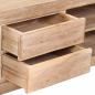 Preview: TV-Schrank Akazienholz Massiv 120 x 30 x 40 cm Hellbraun