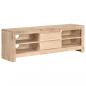 Preview: TV-Schrank Akazienholz Massiv 120 x 30 x 40 cm Hellbraun