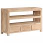 Preview: TV-Schrank Massivholz Akazie 90x30x55 cm Hellbraun