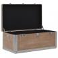 Preview: Aufbewahrungsbox Tannenholz Massiv 91x52x40 cm Braun