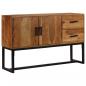 Preview: Sideboard Braun 110x30x70 cm Massivholz Akazie