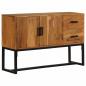 Preview: Sideboard Braun 110x30x70 cm Massivholz Akazie