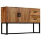 Preview: Sideboard Braun 110x30x70 cm Massivholz Akazie