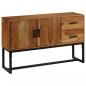 Preview: Sideboard Braun 110x30x70 cm Massivholz Akazie