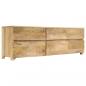 Preview: TV-Schrank Massivholz Mango 110x30x40 cm