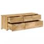 Preview: TV-Schrank Massivholz Mango 110x30x40 cm