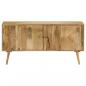 Preview: Sideboard Mango Massivholz 110x30x60 cm