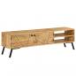 Preview: TV-Schrank Massivholz Mango 140x30x40 cm