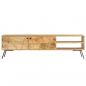 Preview: TV-Schrank Massivholz Mango 140x30x40 cm