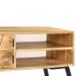 Preview: TV-Schrank Massivholz Mango 140x30x40 cm