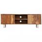 Preview: TV-Schrank Massivholz Palisander Honigbraun 118x30x40 cm