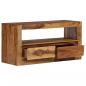 Preview: TV-Schrank Massivholz Palisander 80x30x40 cm