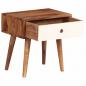 Preview: Nachttisch Massivholz Palisander 45x30x45 cm