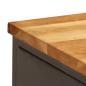 Preview: Sideboard Recyceltes Teakholz und Stahl 65x30x70 cm