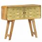 Preview: Sideboard Mangoholz Massiv 90 x 30 x 77 cm