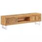 Preview: ARDEBO.de - TV-Schrank Altholz Massiv 140x30x40 cm