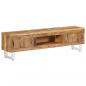 Preview: TV-Schrank Altholz Massiv 140x30x40 cm