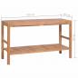 Preview: Waschtischunterschrank Massivholz Teak 132x45x75 cm