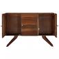 Preview: Sideboard Altholz Massiv Braun 110x30x75 cm