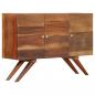 Preview: Sideboard Altholz Massiv Braun 110x30x75 cm