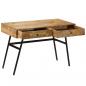 Preview: Schreibtisch mit Schubladen Massivholz Mango 110×50×76 cm