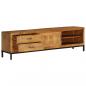 Preview:  TV-Schrank Mangoholz Massiv 140 x 30 x 40 cm 