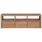 Preview: TV-Schrank Massivholz Teak mit natürlichem Finish 120×30×40 cm